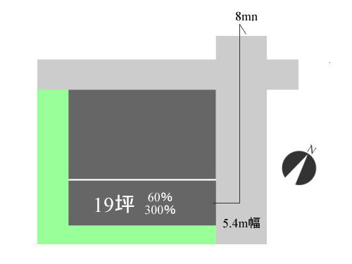 【土地探し2】公園の隣の土地／4100万＠渋谷区