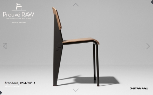 Vitra × G-STAR RAWがコラボ…ジャン・プルーヴェ作品のSpecial Edition登場