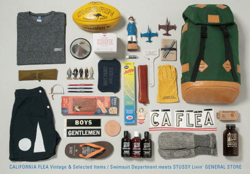 CALIFORNIA FLEA Vintage & Selected Items Swimsuit Department meets STUSSY Livin GENERAL STORE