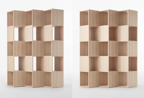 nendo-wooden fold shelf for conde house_001