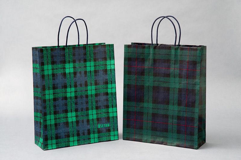 Isetan Mens tartan