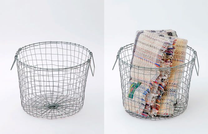 fog linen work ROUND BASKET