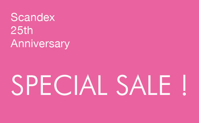Scandex 25th Anniversary Special Sale