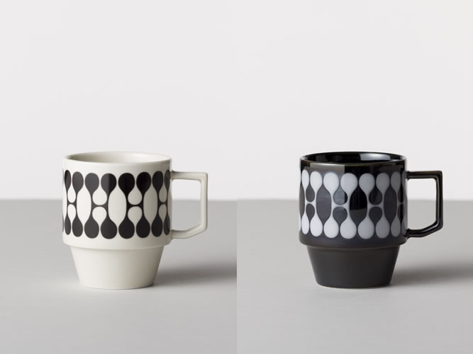 HOUSE-INDUSTRIES-HASAMI-Morning-Collection black white