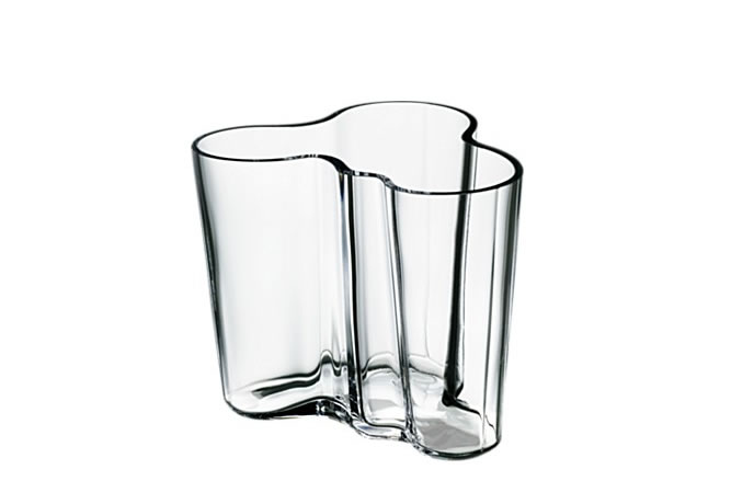 Alvar Aalto Collection Vase 95 mm clear