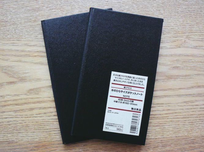 MUJI Tenohira Size Pocket Note_001