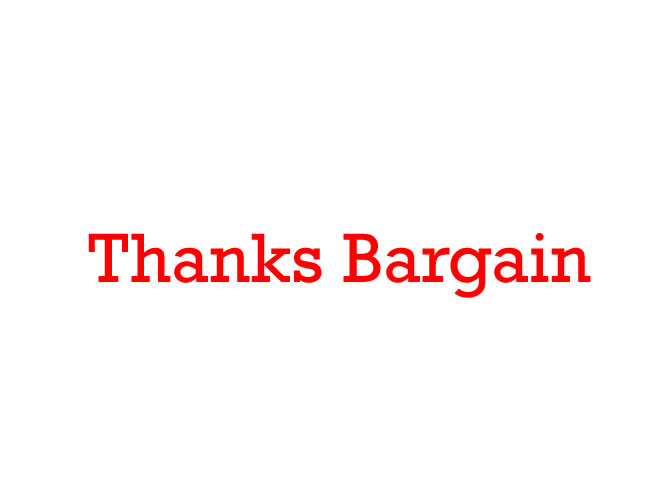 Thanks Bargain_001