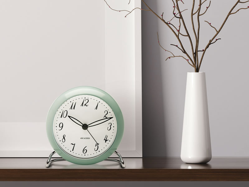 ARNE JACOBSEN TABLE CLOCK LIMITED EDITION ICEBLUE_003