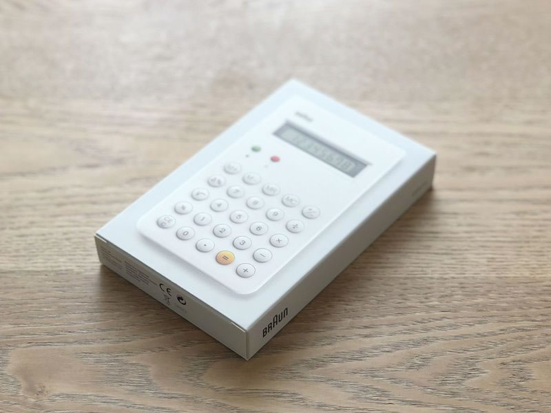 廃番の名作電卓「BRAUN BNE001 ホワイト」を買いました