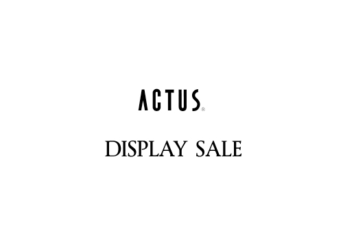 ACTUS diplay sale