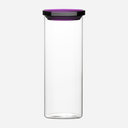 Jars 290 mm clear lilac lid 1 