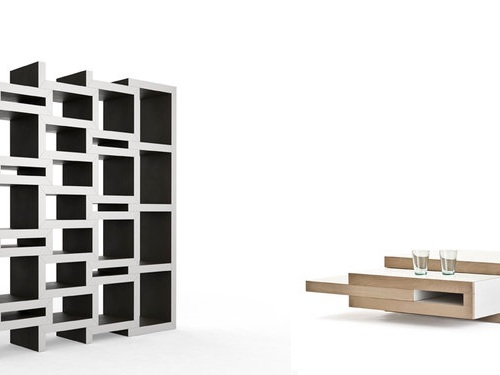 REK bookcase REK coffee table 001