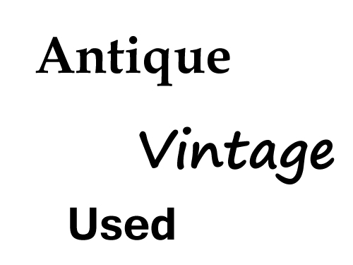 antique or vintage