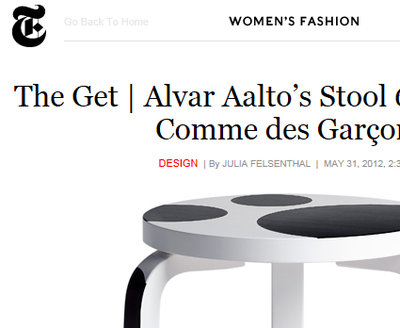 artek comme des garcons stool60