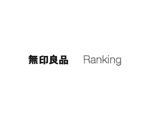 muji ranking