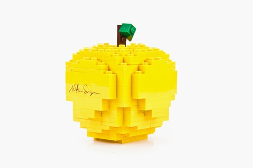 nathan Sawaya for COMME des GARCONS Yellow LEGO Apple
